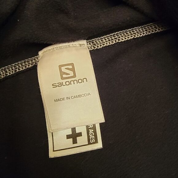 Salomon Actitherm Full Zip Black Lined Jacket Size medium - Picture 4 of 6